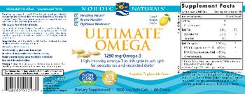 Nordic Naturals Ultimate Omega Lemon - supplement