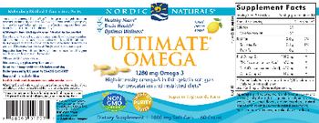 Nordic Naturals Ultimate Omega Lemon - supplement