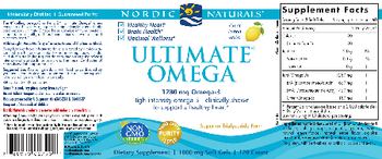 Nordic Naturals Ultimate Omega Lemon - supplement