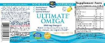 Nordic Naturals Ultimate Omega Lemon - supplement