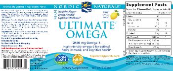 Nordic Naturals Ultimate Omega Lemon - supplement