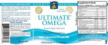 Nordic Naturals Ultimate Omega Lemon - supplement