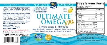 Nordic Naturals Ultimate Omega Xtra Lemon - supplement