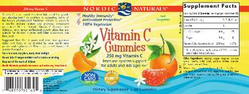 Nordic Naturals Vitamin C Gummies Tart Tangerine - supplement