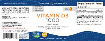 Nordic Naturals Vitamin D3 1000 - supplement