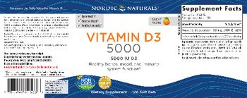 Nordic Naturals Vitamin D3 5000 - supplement