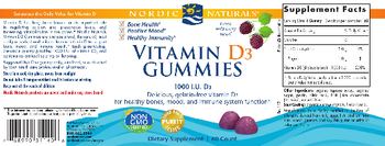 Nordic Naturals Vitamin D3 Gummies Wild Berry - supplement