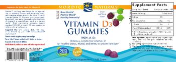 Nordic Naturals Vitamin D3 Gummies Wild Berry - supplement