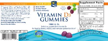 Nordic Naturals Vitamin D3 Gummies Wild Berry - supplement