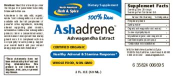 North American Herb & Spice Ashadrene - supplement