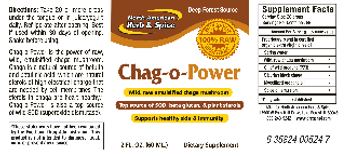 North American Herb & Spice Chag-o-Power - supplement