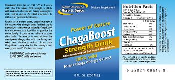 North American Herb & Spice ChagaBoost Strength Drink - supplement