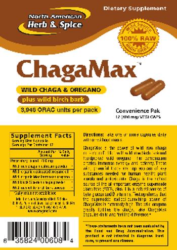 North American Herb & Spice ChagaMax 400 mg - supplement