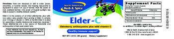 North American Herb & Spice Elder-C - supplement