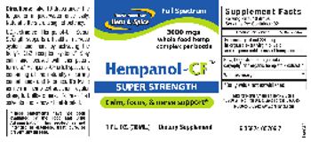 North American Herb & Spice Hempanol-CF Super Strength - supplement