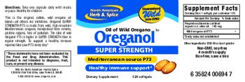North American Herb & Spice Oreganol Super Strength P73 - supplement