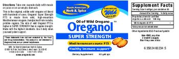 North American Herb & Spice Oreganol Super Strength P73 - supplement