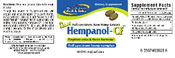 North American Herb & Spice Raw Hempanol-CF 140 mg - supplement