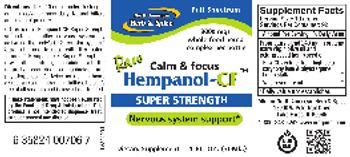 North American Herb & Spice Raw Hempanol-CF Super Strength - supplement