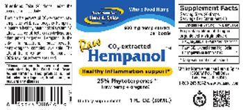 North American Herb & Spice Raw Hempanol - supplement