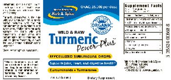North American Herb & Spice Turmeric Power-Plus - supplement