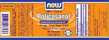 NOW 100% Natural Policosanol 10 mg - supplement