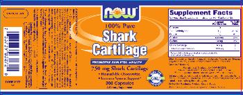 NOW 100% Pure Shark Cartilage - supplement