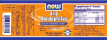 NOW 4x6 Acidophilus - supplement