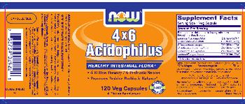 NOW 4x6 Acidophilus - supplement