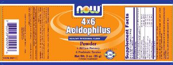 NOW 4x6 Acidophilus Powder - supplement