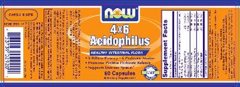 NOW 4x6 Acidophilus - supplement