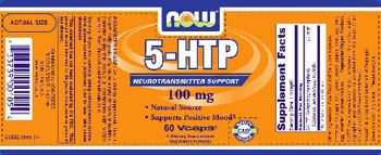 NOW 5-HTP 100 mg - supplement