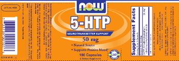 NOW 5-HTP 50 mg - supplement