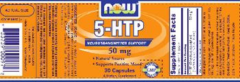 NOW 5-HTP 50 mg - supplement