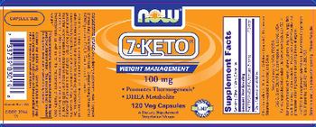 NOW 7-KETO 100 mg - supplement