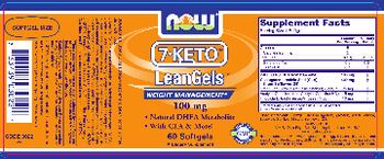 NOW 7-KETO LeanGels 100 mg - supplement