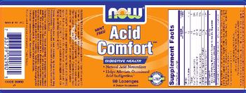 NOW Acid Comfort - supplement