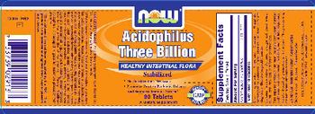 NOW Acidophilus Three Billion - supplement