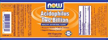 NOW Acidophilus Two Billion - supplement
