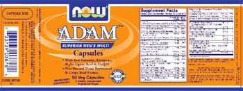 NOW Adam Capsules - supplement