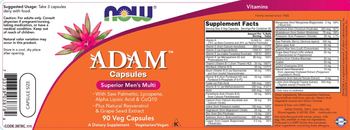 NOW Adam Capsules - supplement