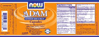 NOW Adam Capsules - supplement