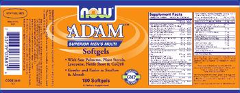 NOW Adam Softgels - supplement
