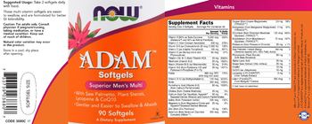 NOW Adam Softgels - supplement