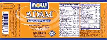 NOW Adam Tablets - supplement