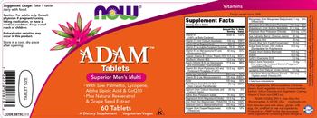 NOW Adam Tablets - supplement