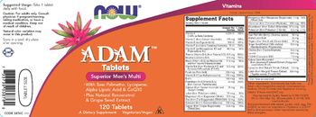 NOW Adam Tablets - supplement