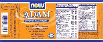 NOW Adam Tablets - supplement