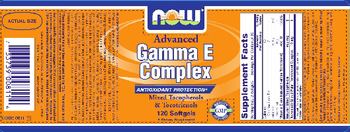 NOW Advanced Gamma E Complex - supplement