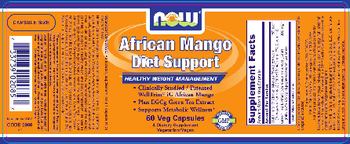 NOW African Mango Diet Support - supplement